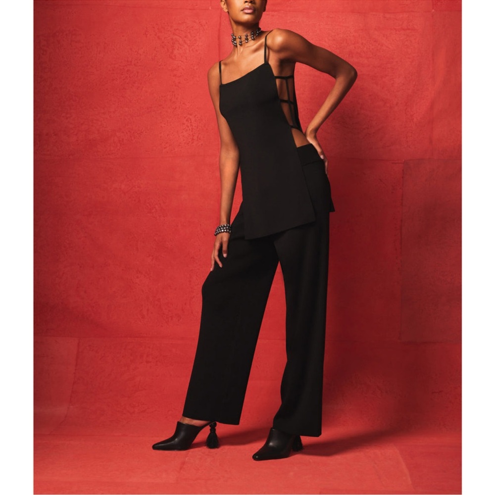 Elegant Black Women's Matching Top and Pants Cult Gaia NWTs